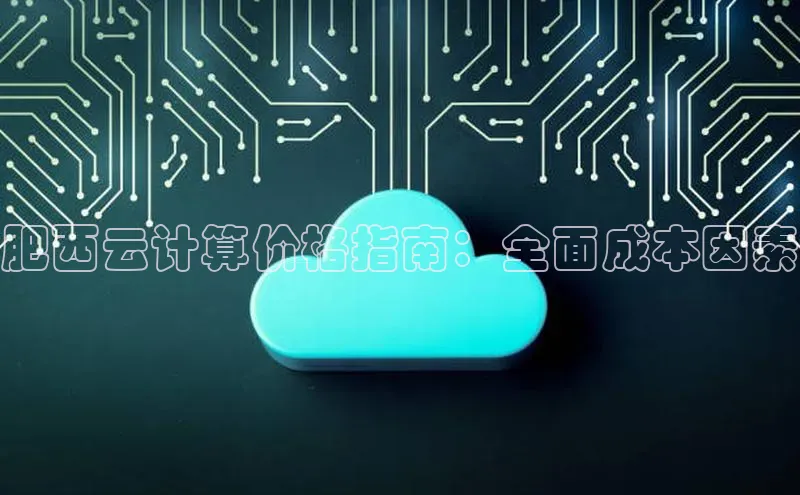 杏悦登陆赛富乐斯肥西云计算价格指南：全面成本因素
