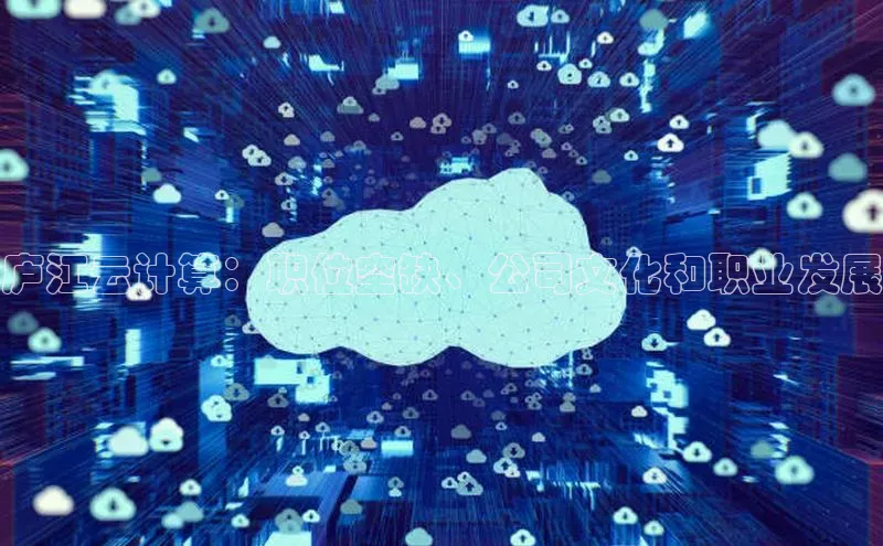 杏悦娱乐官网入口登录注册云创智行庐江云计算：职位空缺、公司文化和职业发展